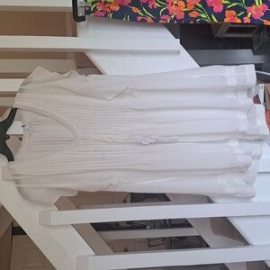 Poupette St. Barth White Sasha Dress With Tassels SzM EUC ** see Last 2 Pics